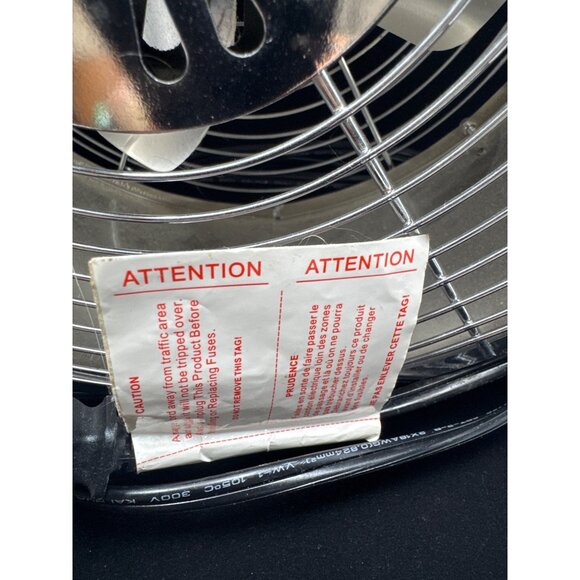 Intertek Electric Fan FE 20 Personal Mini Fan Silver Stainless - NWT - Picture 6 of 9